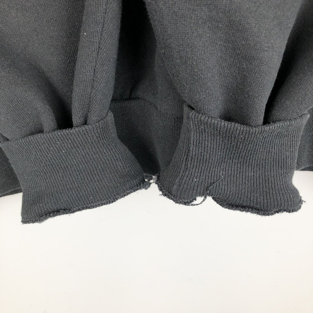 90'S Jerzees Plain Blank Sweatshirt Trainer Made in USA Men's Size L Vintage cotton black type Vintage Second Hand