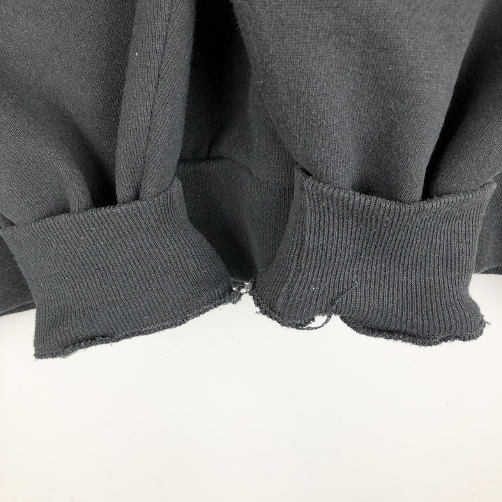 90'S Jerzees Plain Blank Sweatshirt Trainer Made in USA Men's Size L Vintage cotton black type Vintage Second Hand
