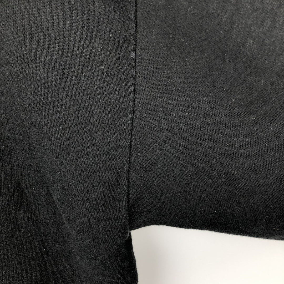 90'S Jerzees Plain Blank Sweatshirt Trainer Made in USA Men's Size L Vintage cotton black type Vintage Second Hand