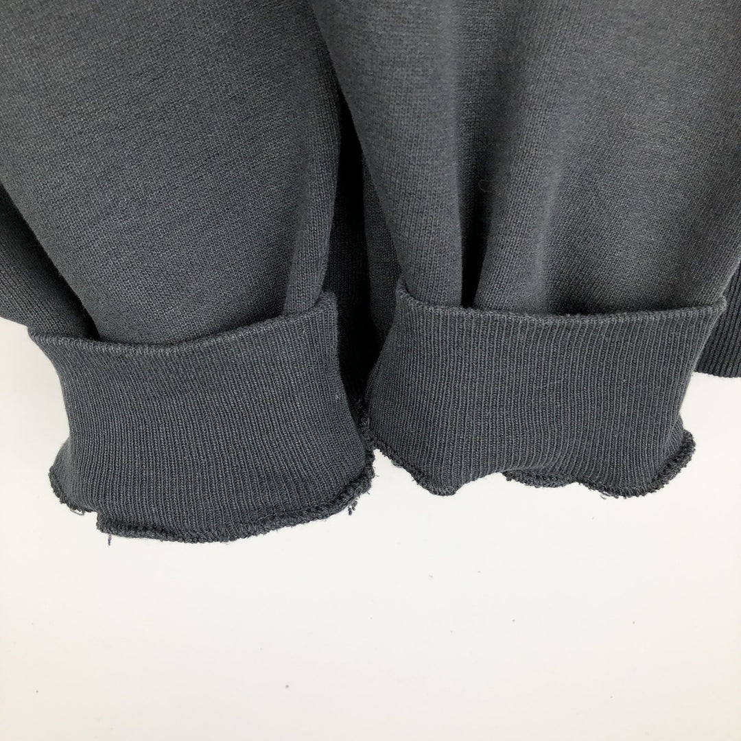 90'S Jerzees Plain Blank Sweatshirt Trainer Made in USA Men's XL Vintage cotton black type Vintage Second Hand