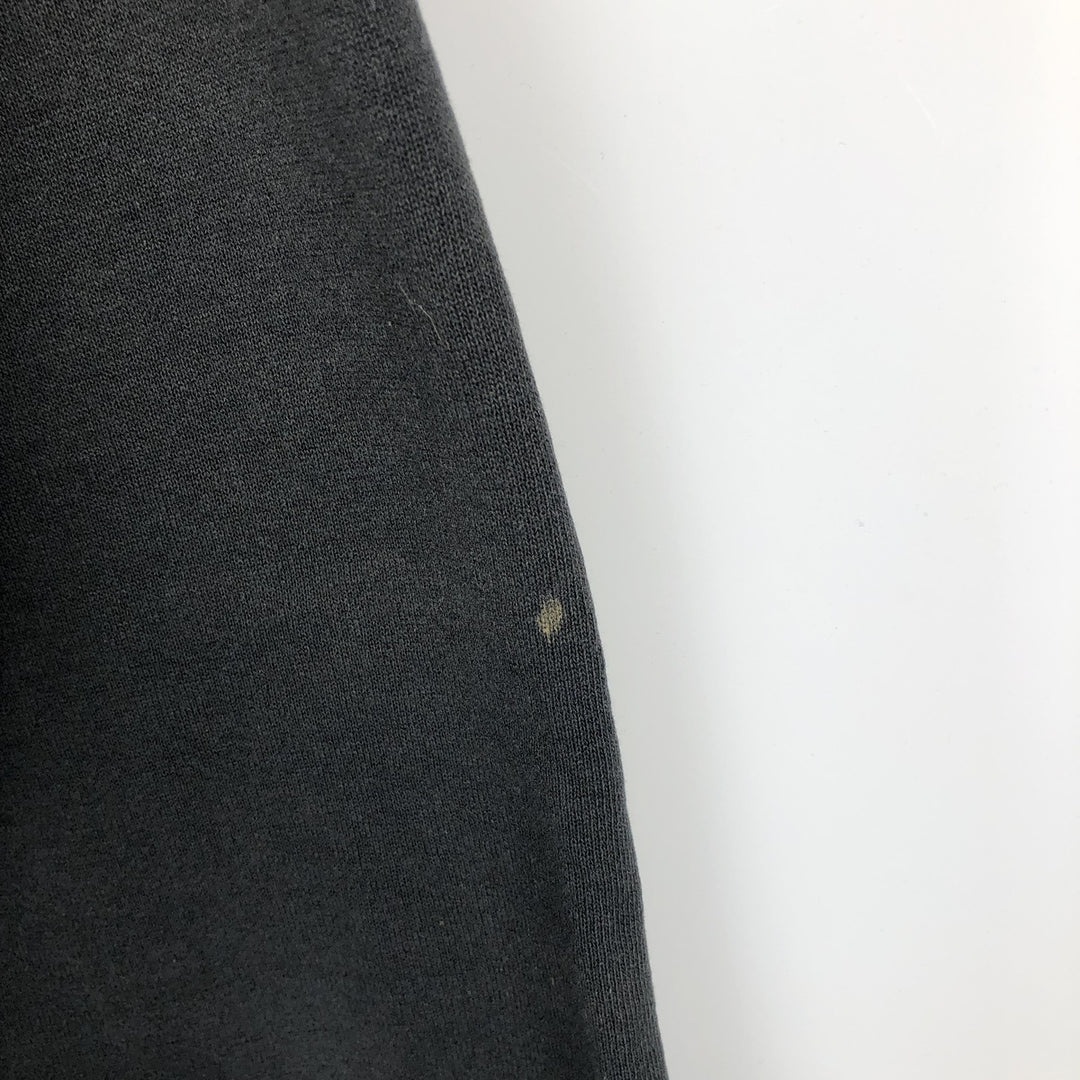 90'S Jerzees Plain Blank Sweatshirt Trainer Made in USA Men's XL Vintage cotton black type Vintage Second Hand