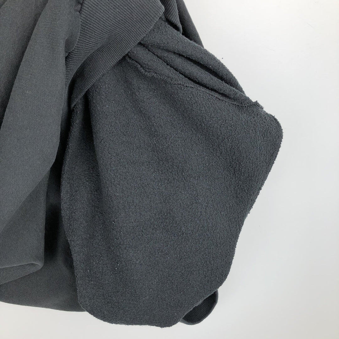 90'S Jerzees Plain Blank Sweatshirt Trainer Made in USA Men's XL Vintage cotton black type Vintage Second Hand