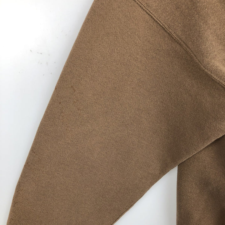 Vintage 90'S Lee Heavyweight Blank Sweatshirt, Made in USA, Men's Size XL cotton beige type brown Vintage Second Hand