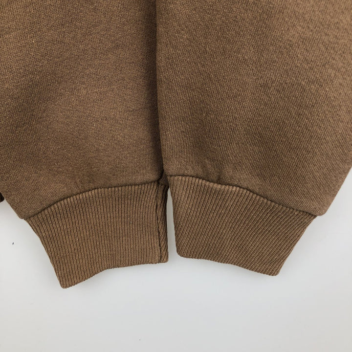 90'S Lee Heavyweight Plain Blank Sweatshirt, Made in USA, Men's Size M (Equivalent), Vintage cotton beige type brown Vintage Second Hand