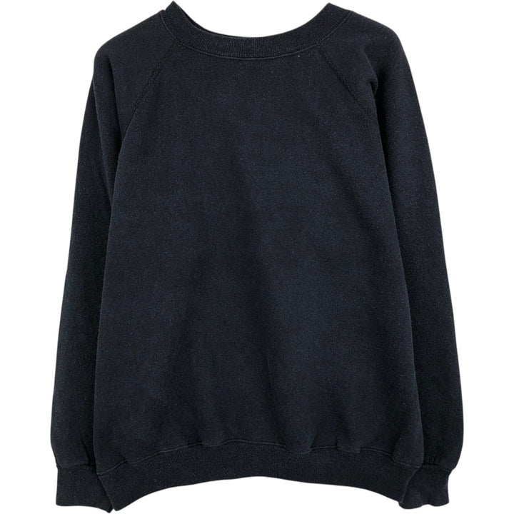 Vintage 90'S Hanes SPORT plain blank sweatshirt, made in the USA, men's size XL cotton black type Vintage Second Hand