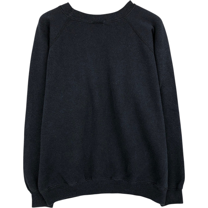 Vintage 90'S Hanes SPORT plain blank sweatshirt, made in the USA, men's size XL cotton black type Vintage Second Hand