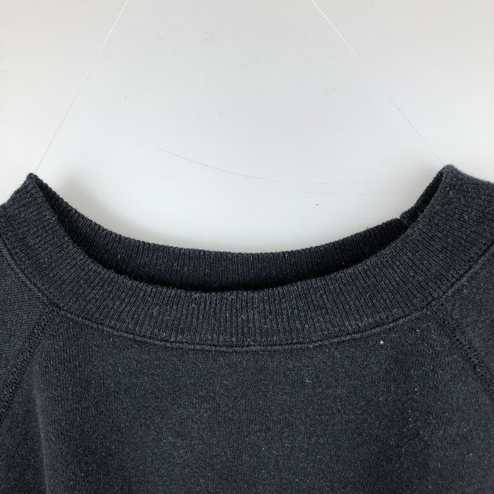 Vintage 90'S Hanes SPORT plain blank sweatshirt, made in the USA, men's size XL cotton black type Vintage Second Hand
