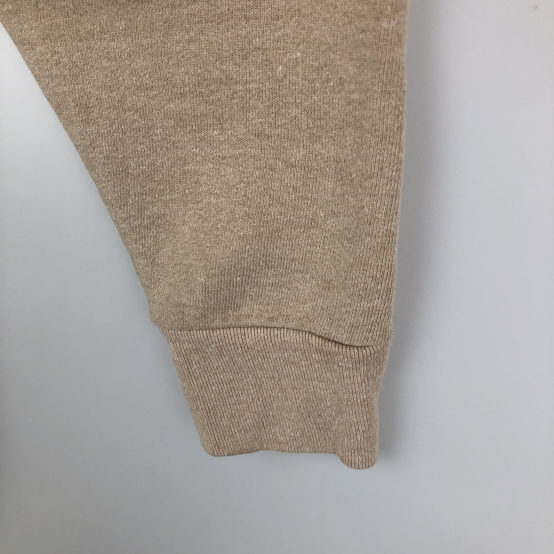90'S Oneita Power-Sweats plain blank sweatshirt, made in the USA, men's size L, vintage polyester Beige type Vintage Second Hand