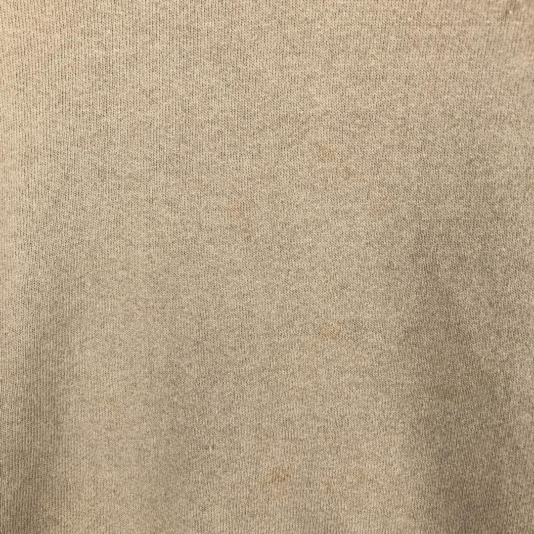 90'S Jerzees Plain Blank Sweatshirt Trainer Made in USA Men's Size L Vintage cotton Beige type Vintage Second Hand