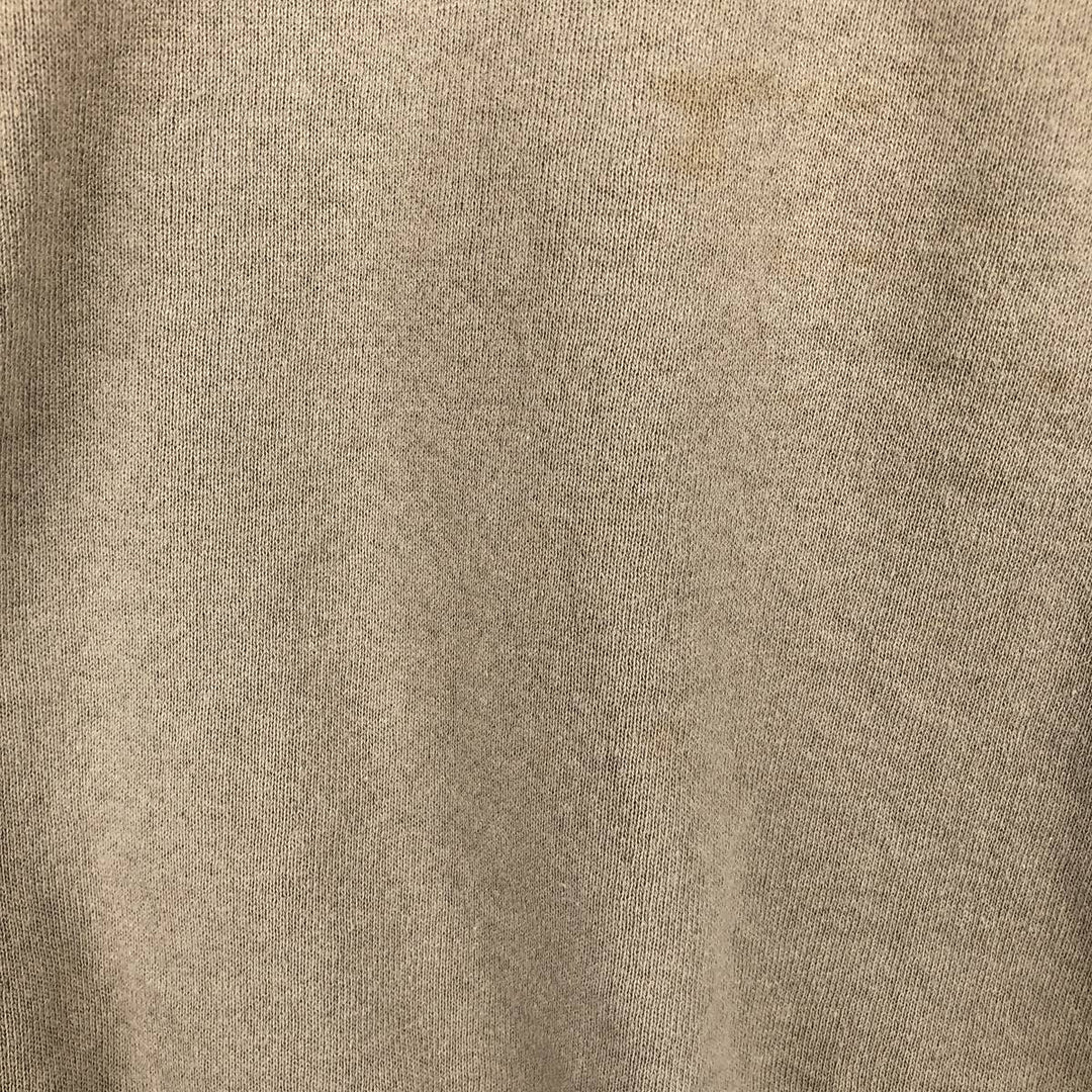 90'S Jerzees Plain Blank Sweatshirt Trainer Made in USA Men's Size L Vintage cotton Beige type Vintage Second Hand