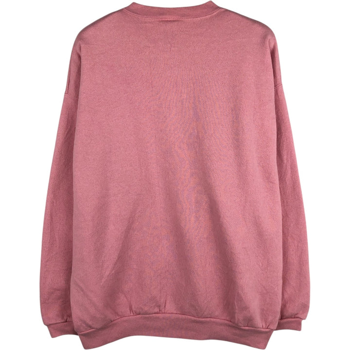 Vintage 90'S Tultex Maximum Sweats, plain, blank sweatshirt, made in the USA, men's size XL. cotton pink type Vintage Second Hand