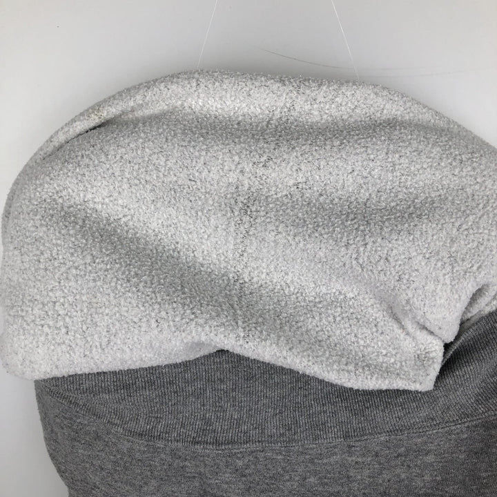 Vintage Jerzees plain blank sweatshirt, made in the USA, men's size L polyester gray type Vintage Second Hand