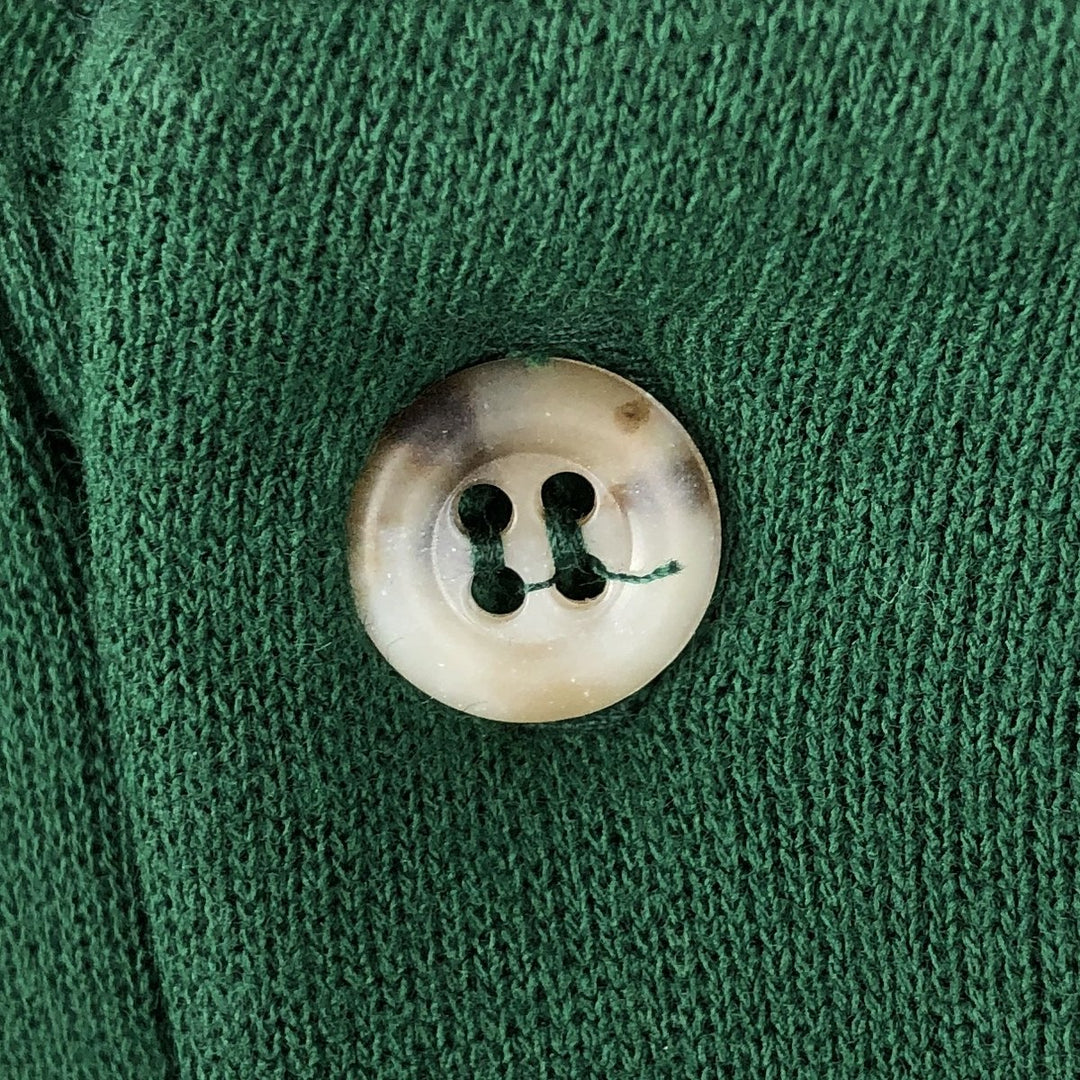 90'S Lee Henley Neck Plain Blank Sweatshirt, Made in USA, Men's XL equivalent, Vintage cotton green type Vintage Second Hand