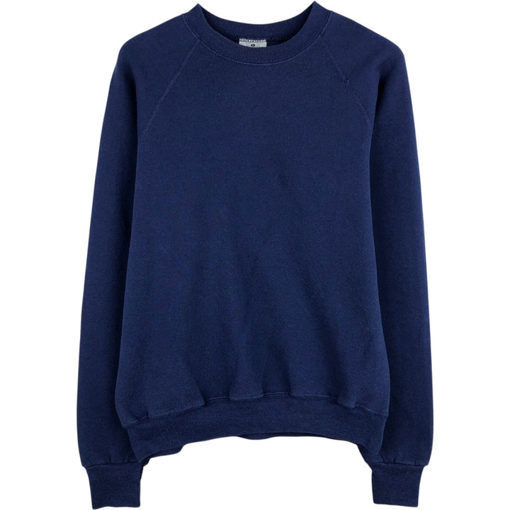 Lee Plain Blank Sweatshirt, Made in USA, Men's Size L (Equivalent), Vintage unclear navy blue type Vintage Second Hand