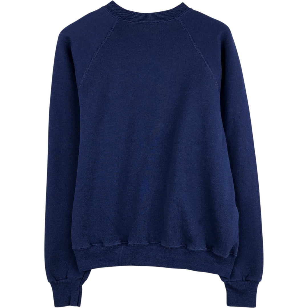 Lee Plain Blank Sweatshirt, Made in USA, Men's Size L (Equivalent), Vintage unclear navy blue type Vintage Second Hand