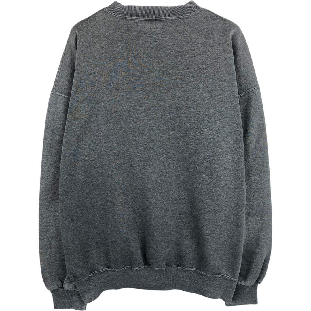 90'S Russell plain blank sweatshirt, sweatshirt, made in USA, men's XXL, vintage cotton gray type Vintage Second Hand