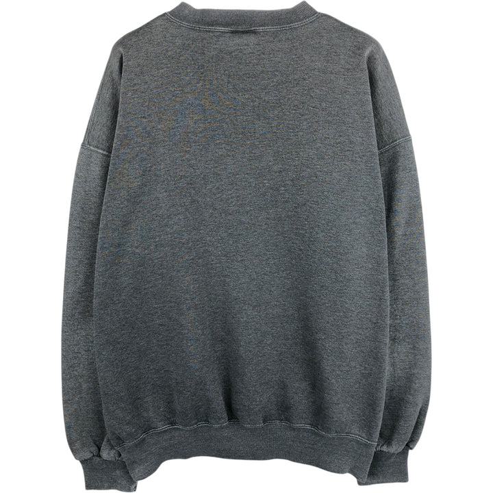 90'S Russell plain blank sweatshirt, sweatshirt, made in USA, men's XXL, vintage cotton gray type Vintage Second Hand