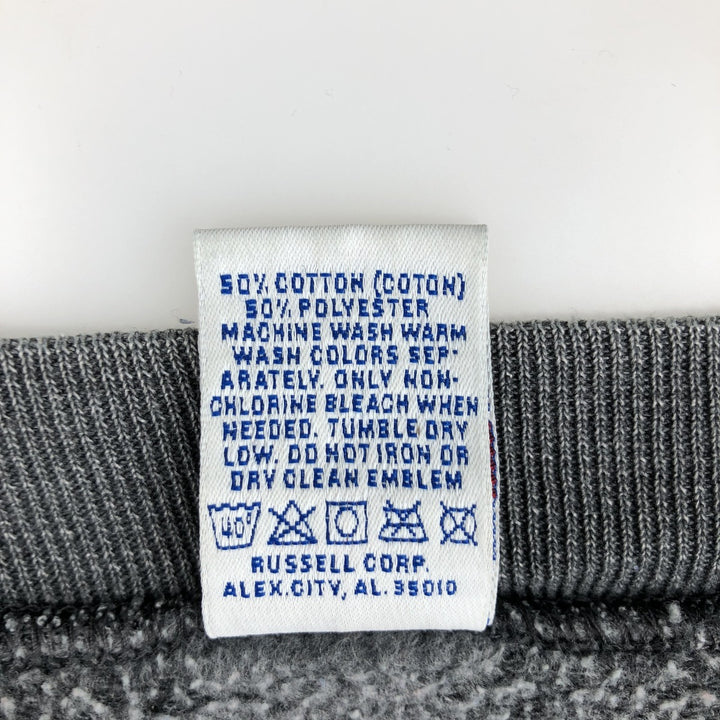 90'S Russell plain blank sweatshirt, sweatshirt, made in USA, men's XXL, vintage cotton gray type Vintage Second Hand