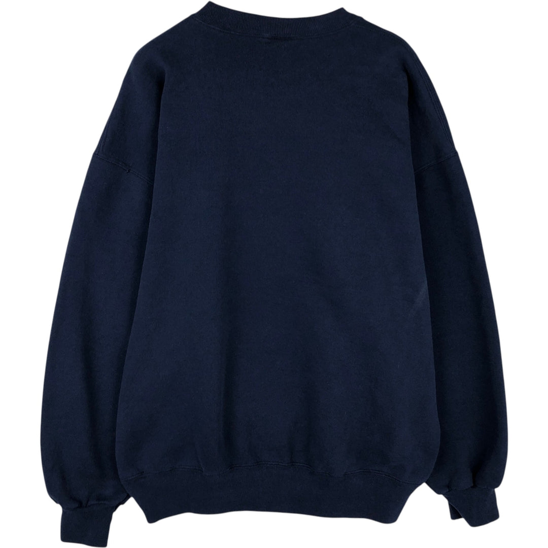 Vintage 90'S Russell ATHLETIC blank sweatshirt, made in the USA, men's size XL. cotton navy blue type Vintage Second Hand