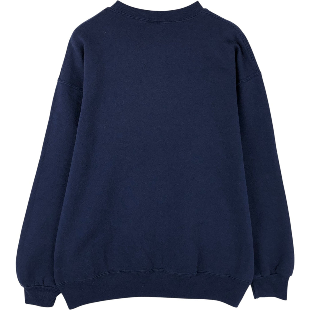 Vintage 90'S Russell ATHLETIC blank sweatshirt, made in the USA, men's size XL. cotton navy blue type Vintage Second Hand