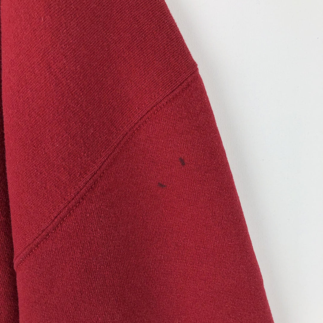 Vintage 90'S Russell ATHLETIC blank sweatshirt, made in the USA, men's size XL. cotton red type Vintage Second Hand
