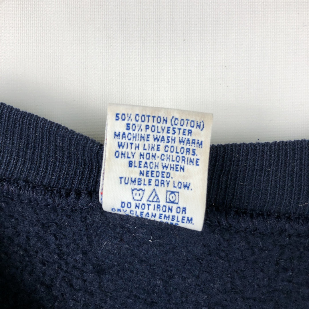 Vintage 90'S Russell ATHLETIC blank sweatshirt, made in the USA, men's size XL. cotton navy blue type Vintage Second Hand