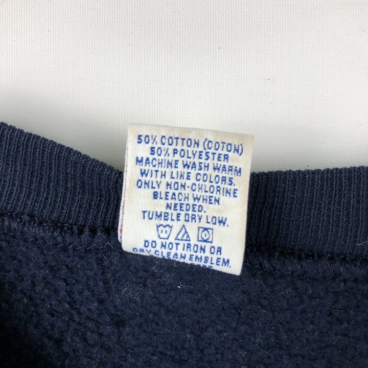 Vintage 90'S Russell ATHLETIC blank sweatshirt, made in the USA, men's size XL. cotton navy blue type Vintage Second Hand