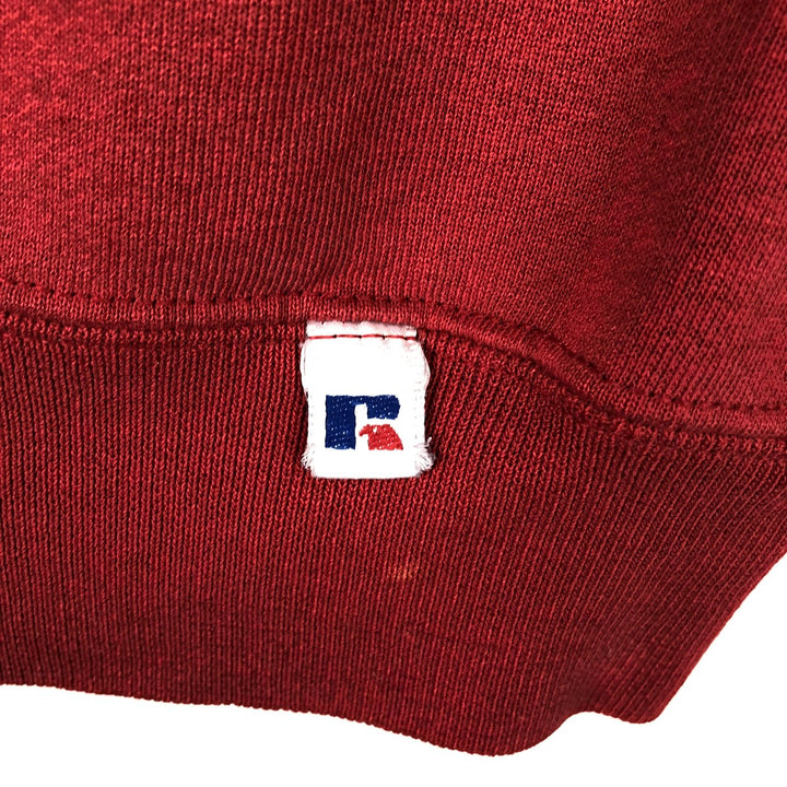 Vintage 90'S Russell ATHLETIC blank sweatshirt, made in the USA, men's size XL. cotton red type Vintage Second Hand