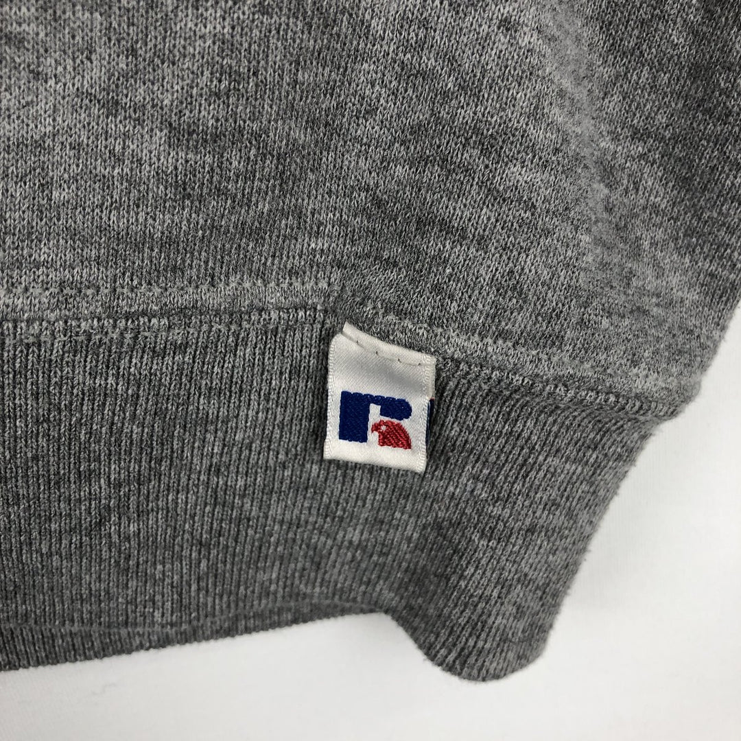 90'S Russell Athletic Plain Blank Sweatshirt, Men's Size XL (Equivalent), Vintage cotton gray type Vintage Second Hand