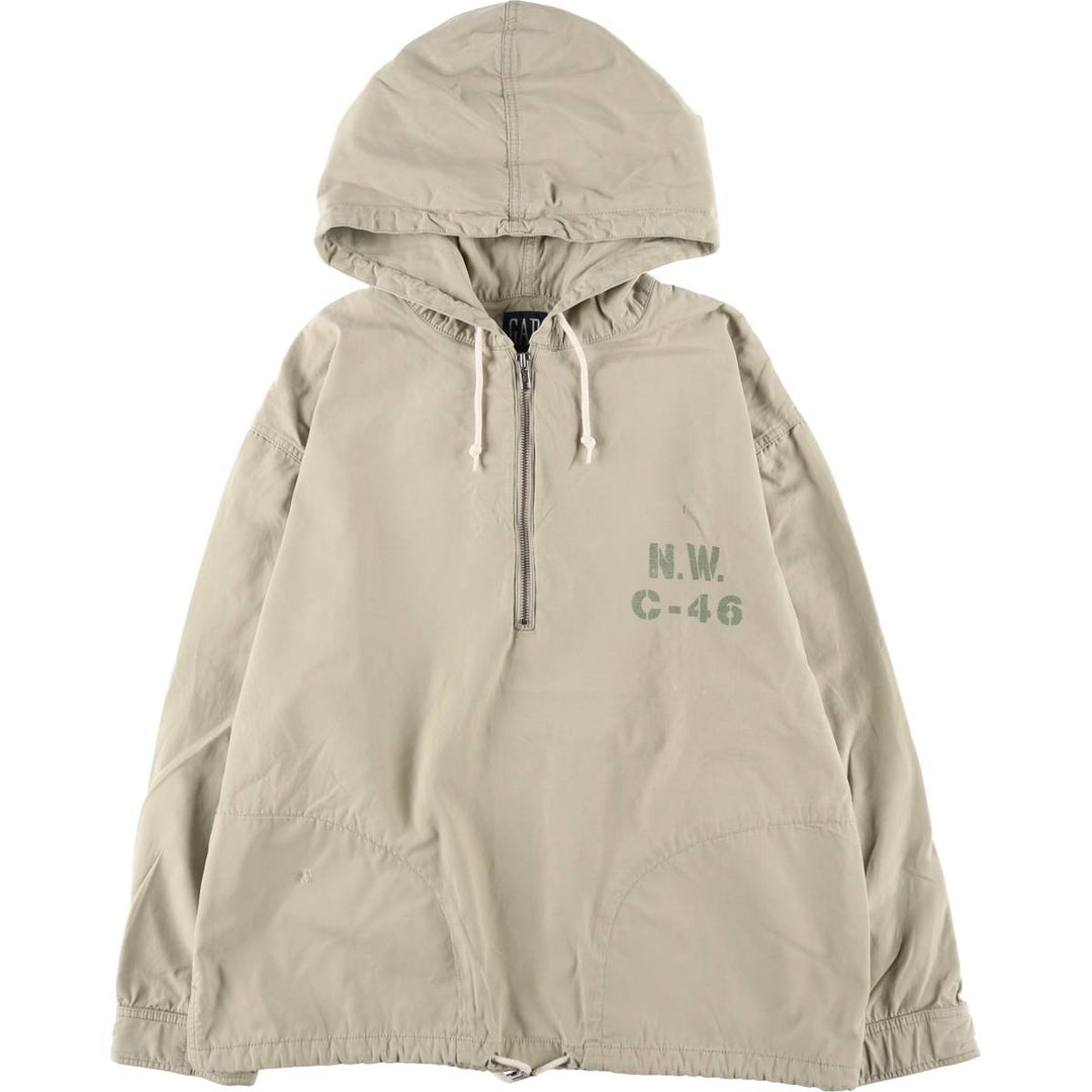 90'S GAP Old Gap Half Zip Cotton Hoodie Men's M Size Vintage /eaa513502