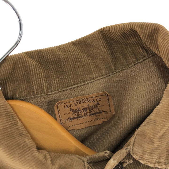 80s~ Levi's 70505-1523 Corduroy Jacket Made in Canada Men's M Size Vintage /eaa513504