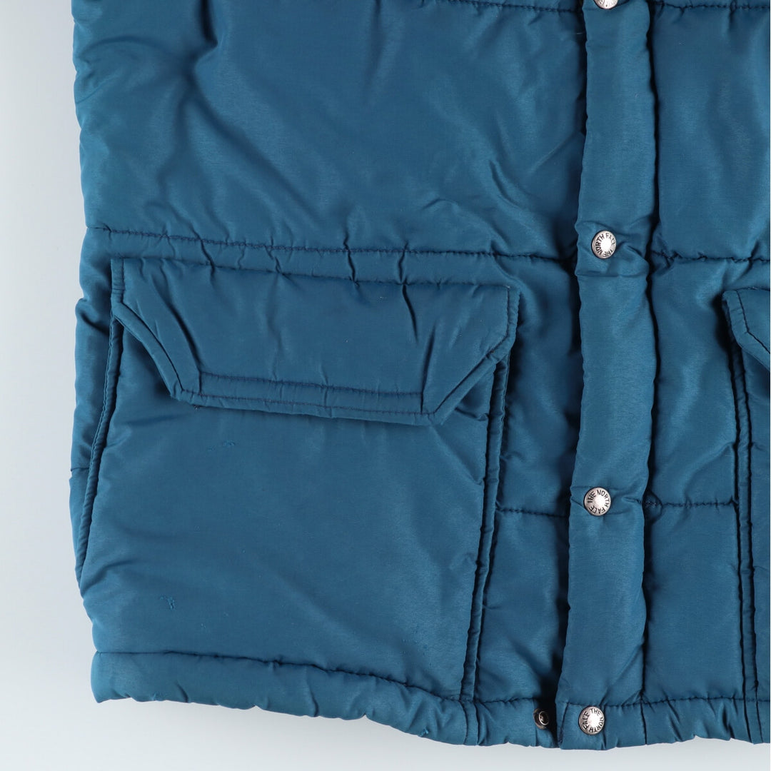Vintage 1980'S The North Face puffer jacket with brown tag, made in the USA, men's size XL Polyester (insulation) blue type Vintage Second Hand
