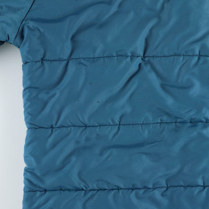 Vintage 1980'S The North Face puffer jacket with brown tag, made in the USA, men's size XL Polyester (insulation) blue type Vintage Second Hand