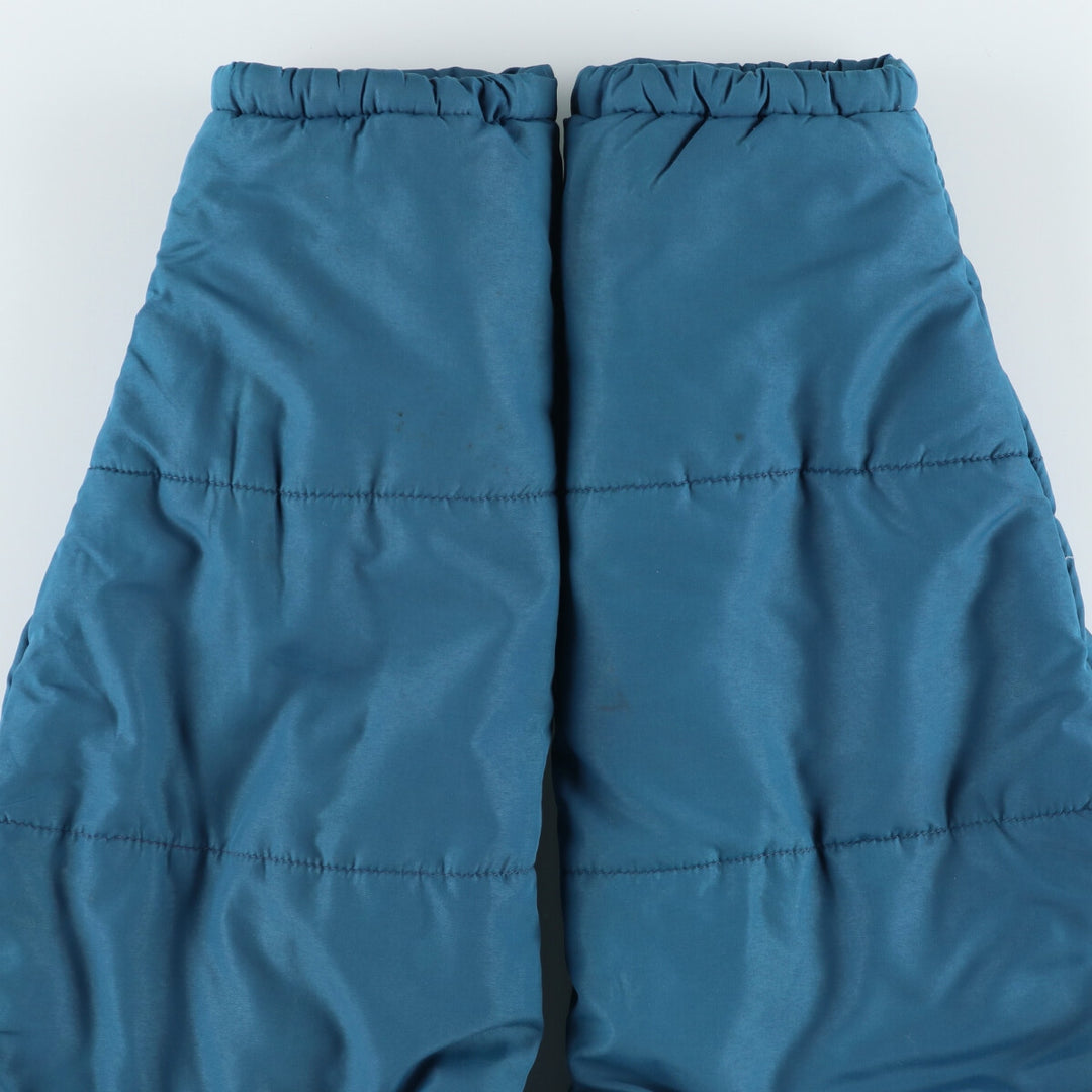 Vintage 1980'S The North Face puffer jacket with brown tag, made in the USA, men's size XL Polyester (insulation) blue type Vintage Second Hand