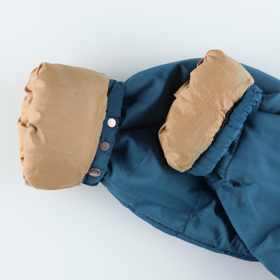Vintage 1980'S The North Face puffer jacket with brown tag, made in the USA, men's size XL Polyester (insulation) blue type Vintage Second Hand