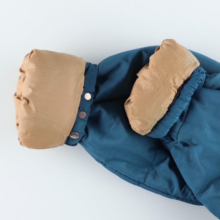 Vintage 1980'S The North Face puffer jacket with brown tag, made in the USA, men's size XL Polyester (insulation) blue type Vintage Second Hand
