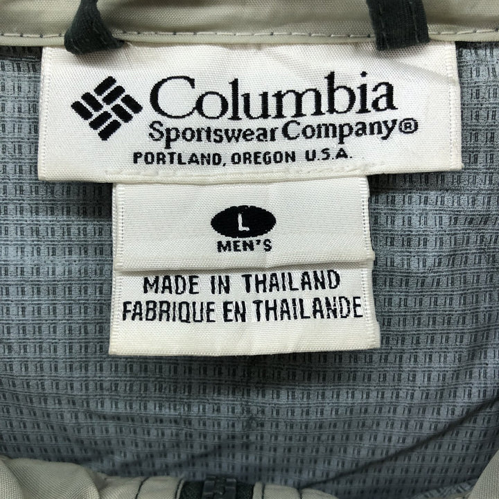 Columbia PACKABLE Half Zip Anorak Parka Men's L size / eaa513549