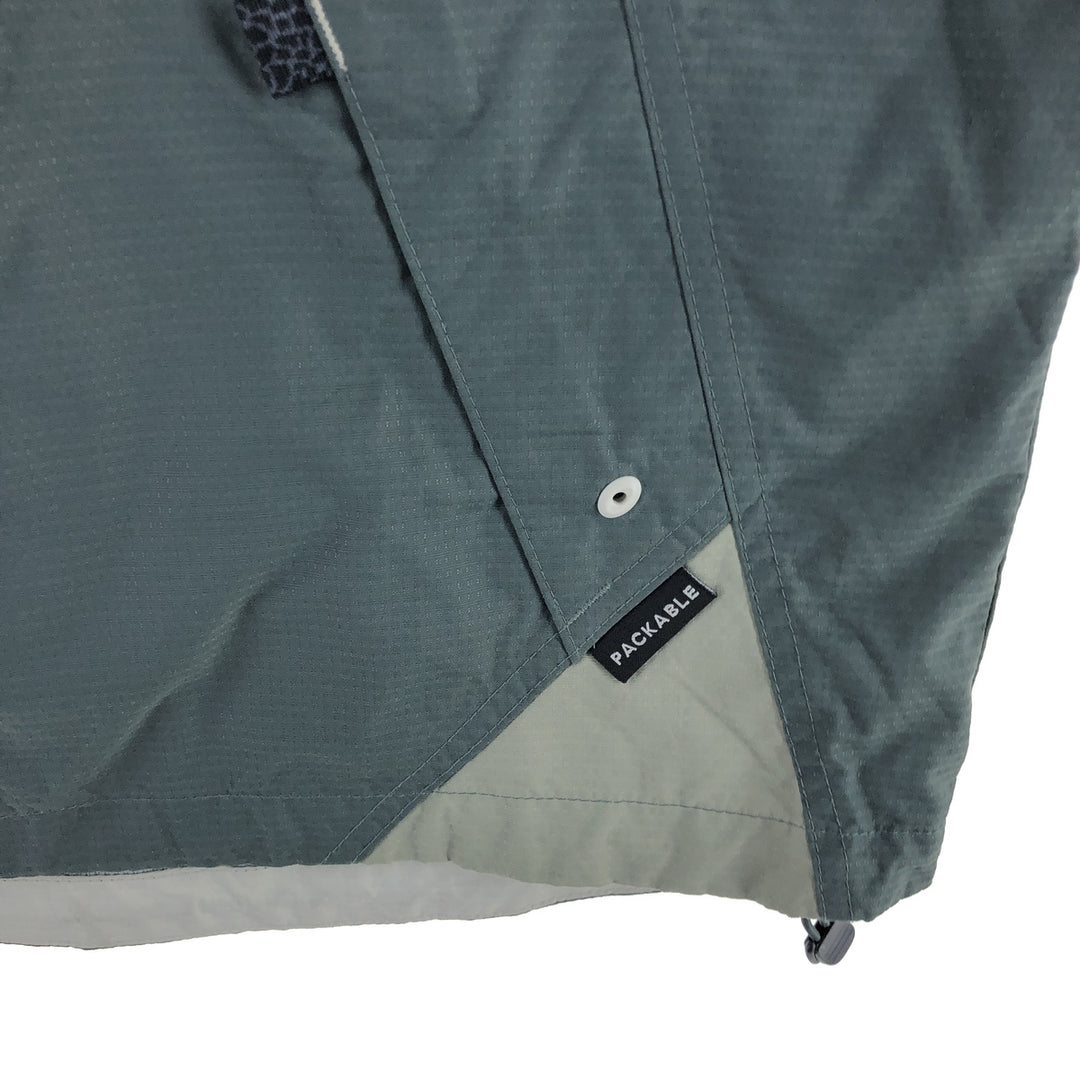 Columbia PACKABLE Half Zip Anorak Parka Men's L size / eaa513549