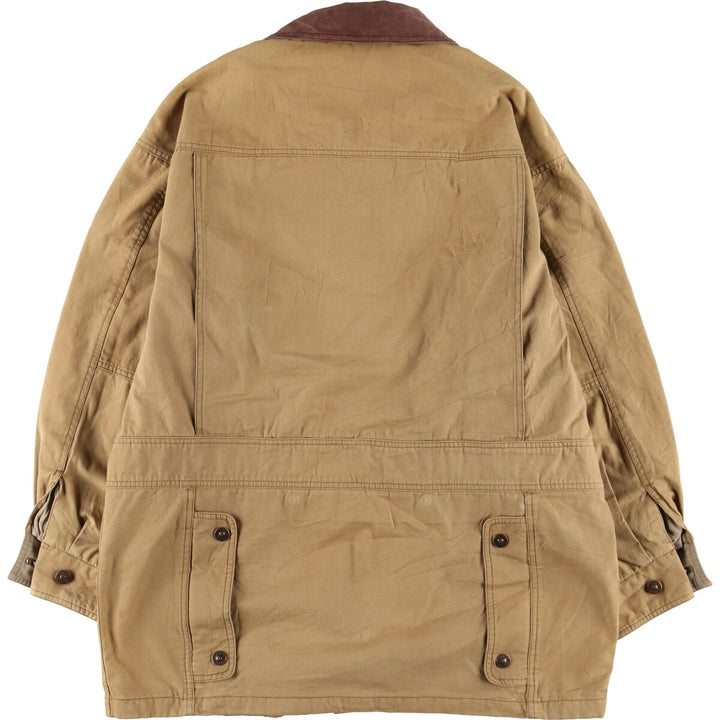 Vintage 90'S Timberland WEATHERGEAR hunting jacket, men's size M cotton Khaki type brown Vintage Second Hand