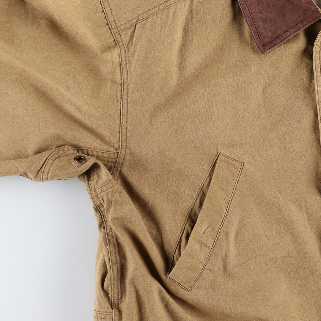 Vintage 90'S Timberland WEATHERGEAR hunting jacket, men's size M cotton Khaki type brown Vintage Second Hand