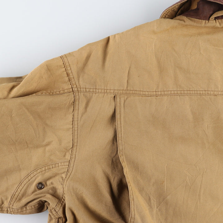 Vintage 90'S Timberland WEATHERGEAR hunting jacket, men's size M cotton Khaki type brown Vintage Second Hand