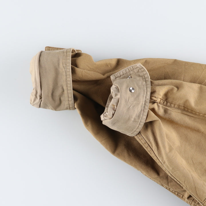 Vintage 90'S Timberland WEATHERGEAR hunting jacket, men's size M cotton Khaki type brown Vintage Second Hand