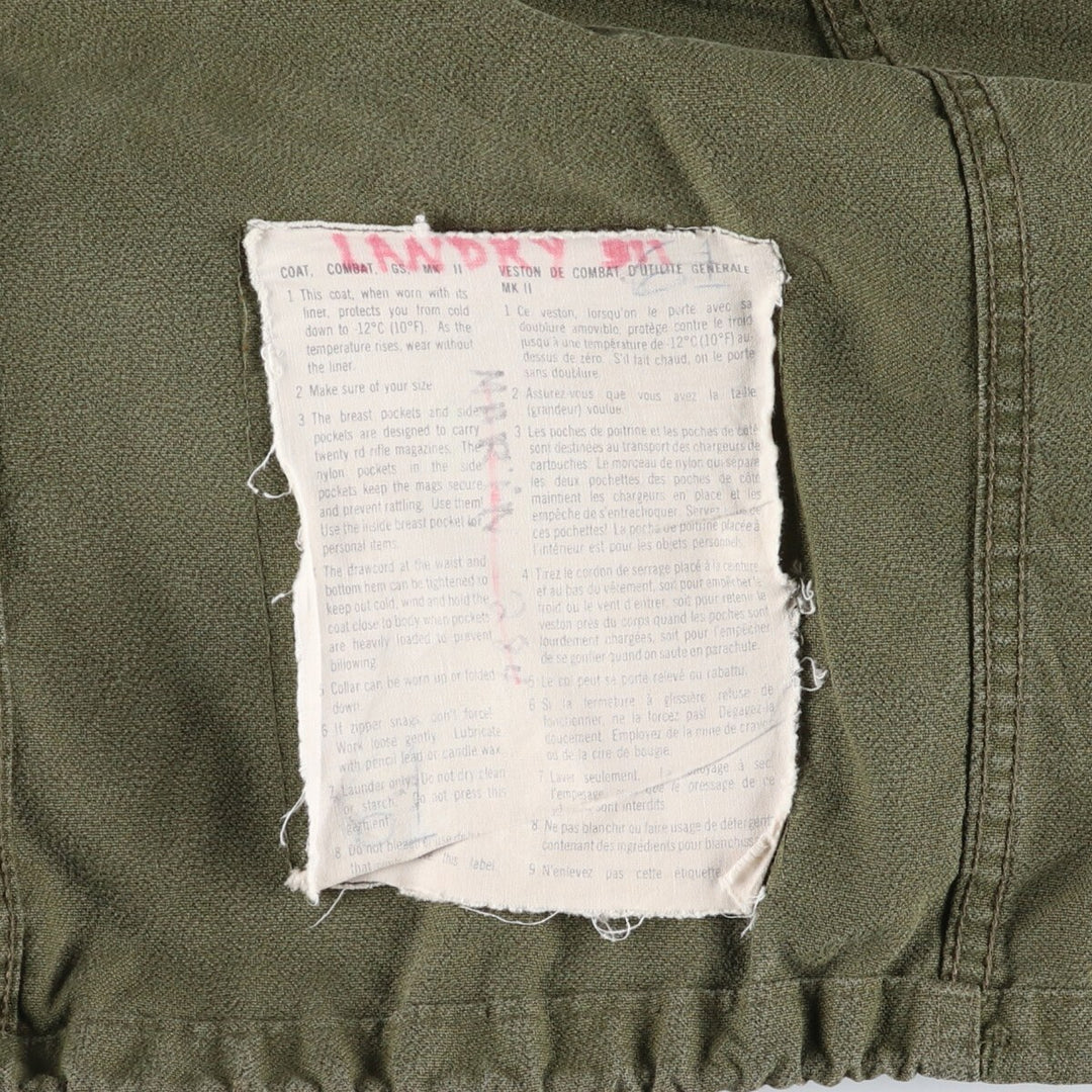 Canadian Army Genuine MK2 Military Combat Jacket Men's S Size Vintage / eaa513598