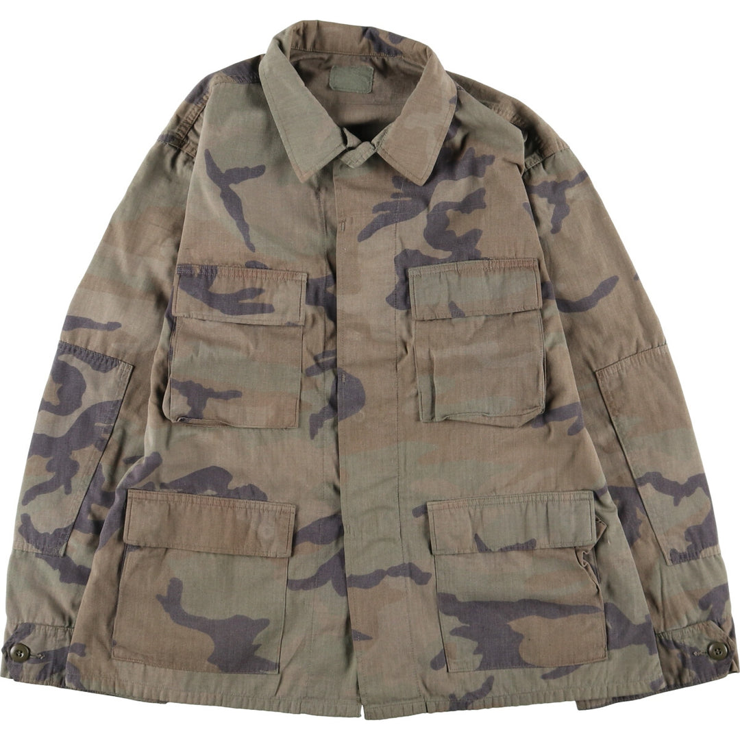 US Military Camouflage Pattern Woodland Camo BDU Military Jacket Men's L equivalent /eaa513600