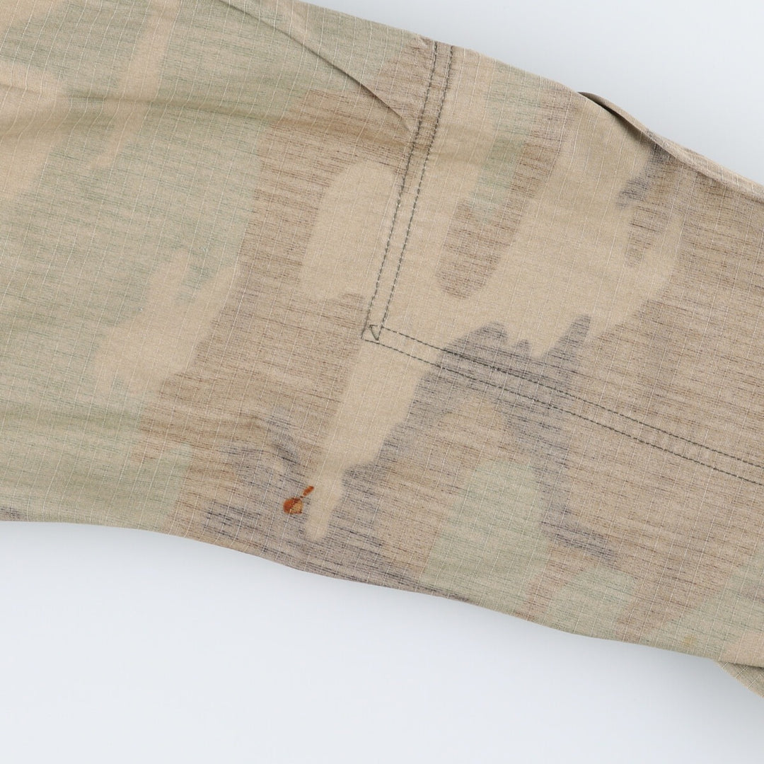 90'S US Military Genuine Camouflage Pattern Woodland Camo BDU Military Jacket Made in USA MEDIUM-LONG Men's M equivalent Vintage /eaa513602