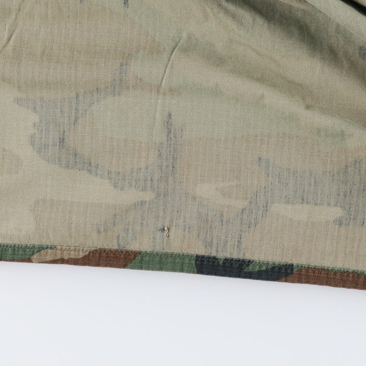 80'S US Military Genuine Camouflage Pattern Woodland Camo BDU Military Jacket Made in USA MEDIUM-REGULAR Men's M equivalent Vintage /eaa513604
