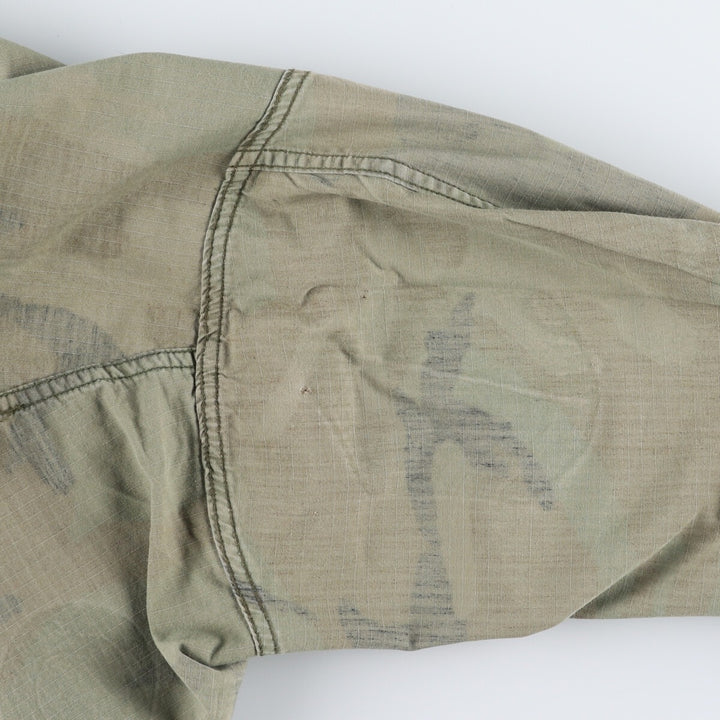 80'S US Military Genuine Camouflage Pattern Woodland Camo BDU Military Jacket Made in USA MEDIUM-REGULAR Men's M equivalent Vintage /eaa513604