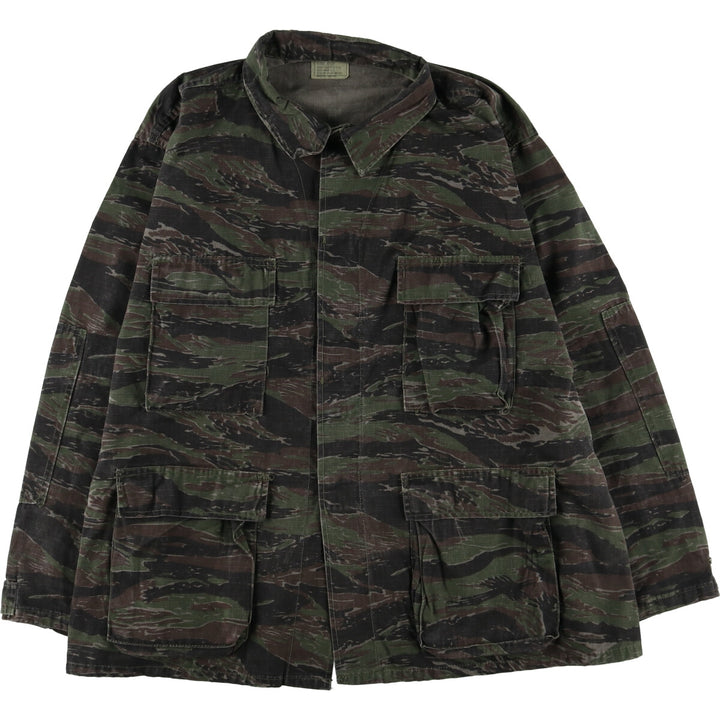 Civilian Camouflage Pattern Tiger Stripe Camo BDU Military Jacket Made in USA X-LARGE-REGULAR Men's XL equivalent /eaa513606