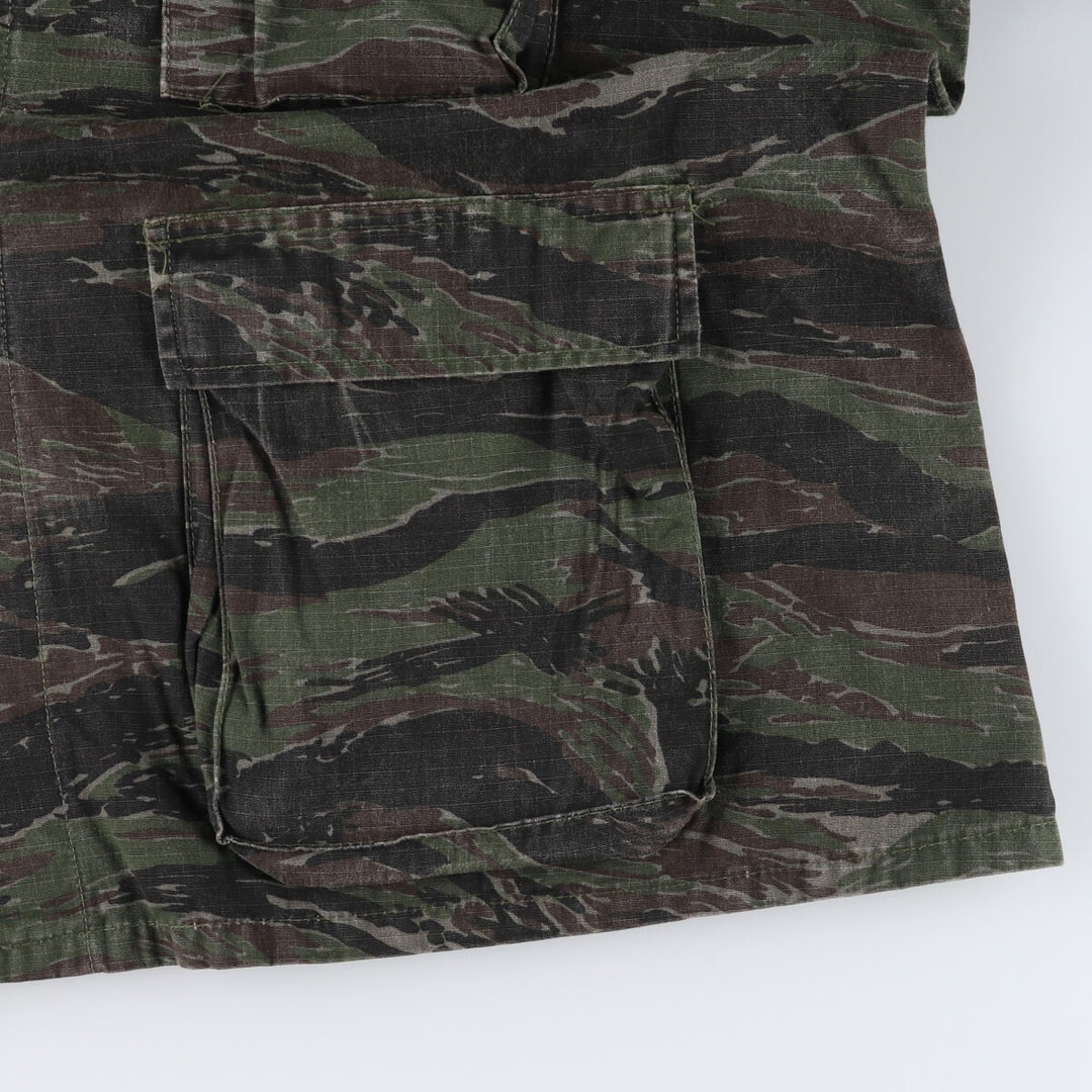 Civilian Camouflage Pattern Tiger Stripe Camo BDU Military Jacket Made in USA X-LARGE-REGULAR Men's XL equivalent /eaa513606