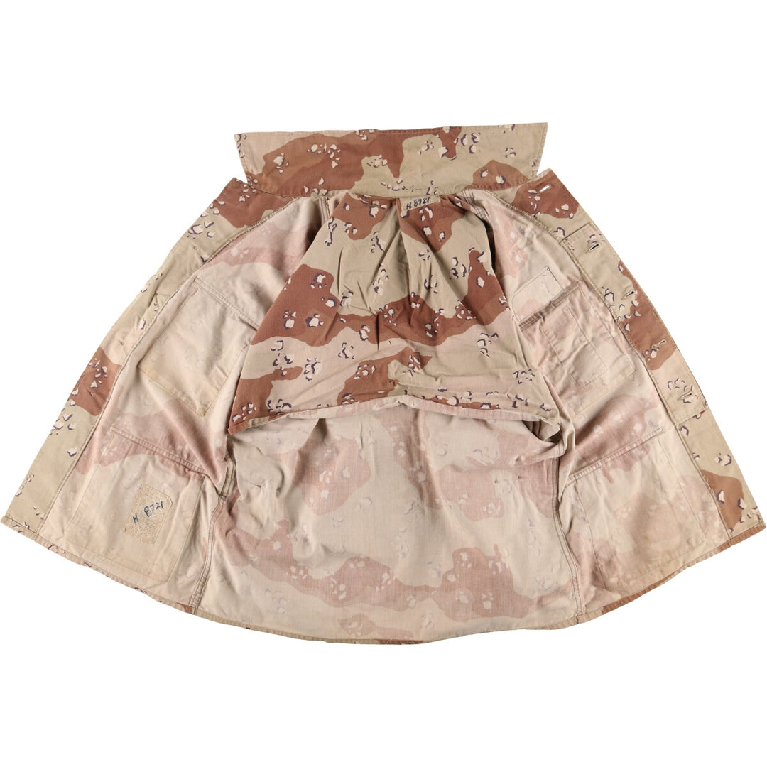 US Army Camouflage Pattern 6C Desert Chocolate Chip Camo BDU Military Jacket Men's L equivalent /eaa513609